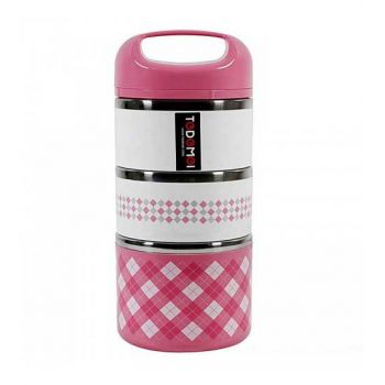 Tedemei Premium Three Layer Green Lunch Box - Office Accessories - Best Price in Pakistan - HitShop.pk